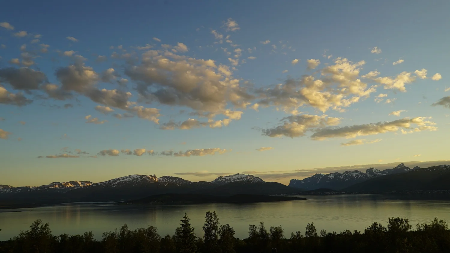 View from ACIN private apartment in Tromsø