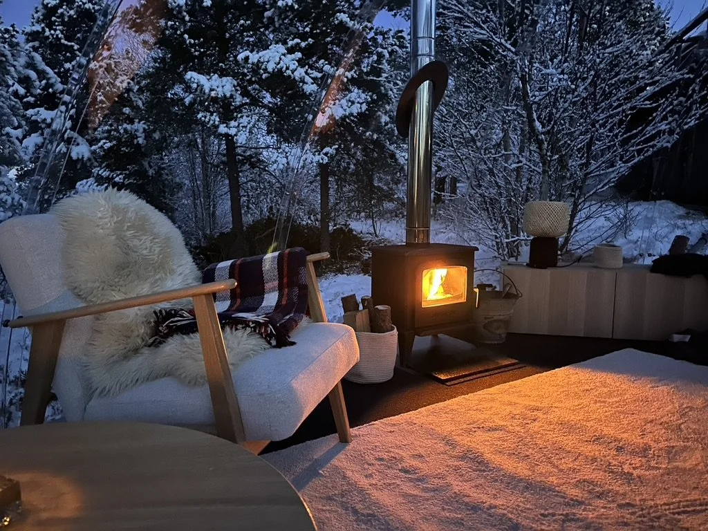 Romantic Arctic hideaway and jacuzzi mood