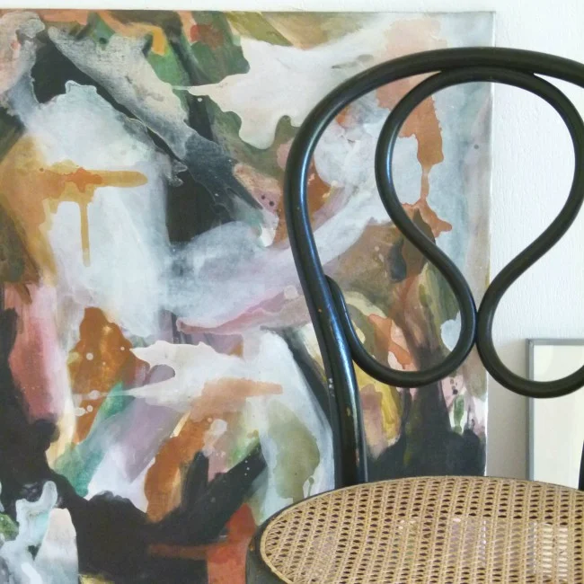 The French Muse, First house, interior design vignette