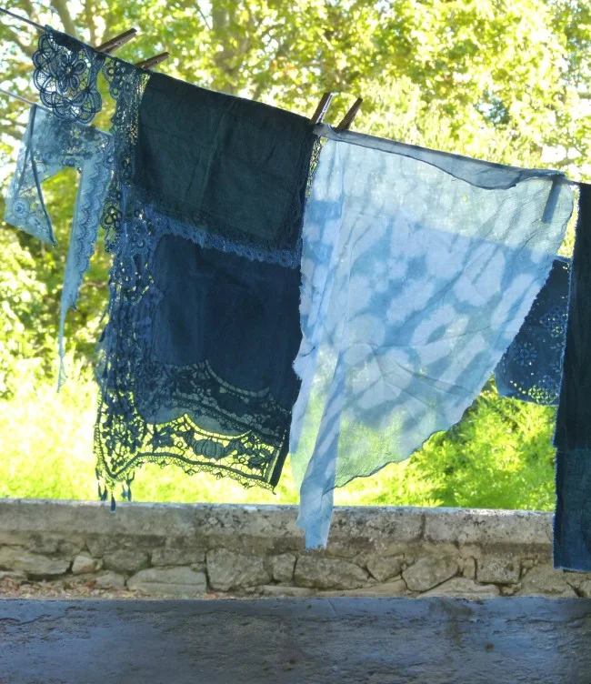 The French Muse experience Indigo dying workshop