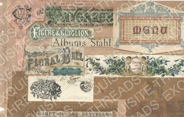 Digital Download - French Antique scrapbook logo menu typeface collage mixed media art jpg file, Script printable paper goods, calligraphy — The French Muse digital-download-french-antique-scrapbook-logo-menu-typeface-collage-mixed-media-art-jpg-file-script-printable-paper-goods-calligraphy-the-french-muse