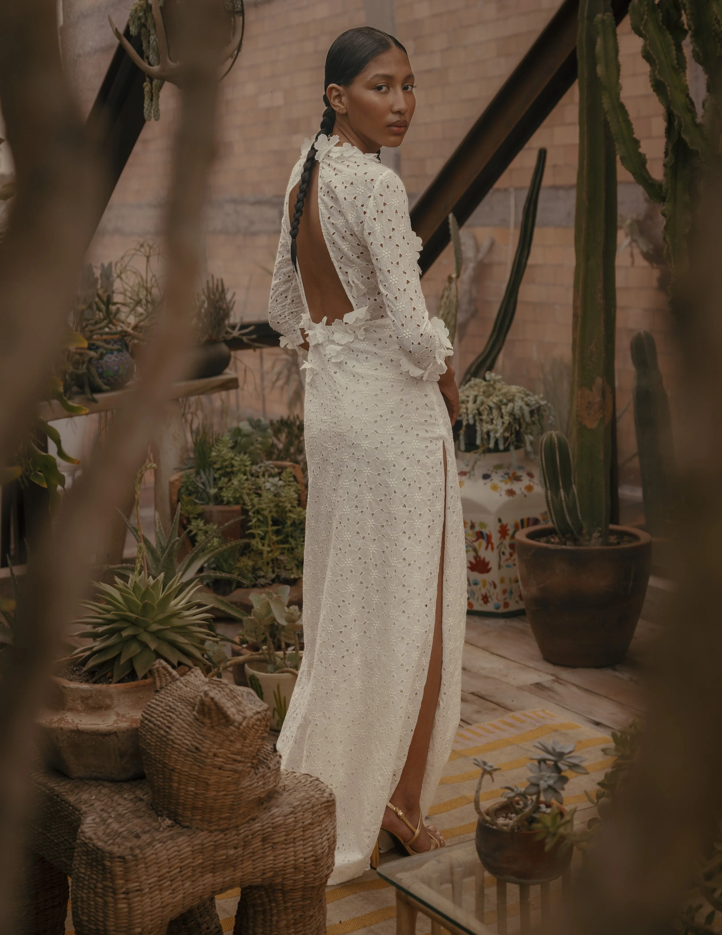 fit and flare long formal dress Amarra 88904