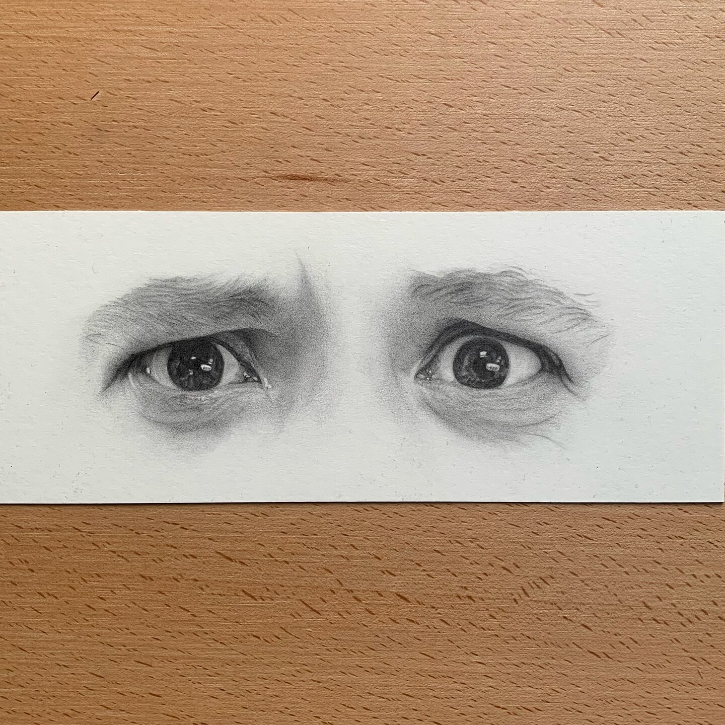 &lsquo;Just Be Yourself&rsquo;

Graphite pencil on paper 21 x 8.5cm
.
.
.
#eyesdrawing #eyesketch #eyedrawing #pencildrawing #pencilart #graphitedrawing #graphiteart #worksonpaper #pencilartist #drawing