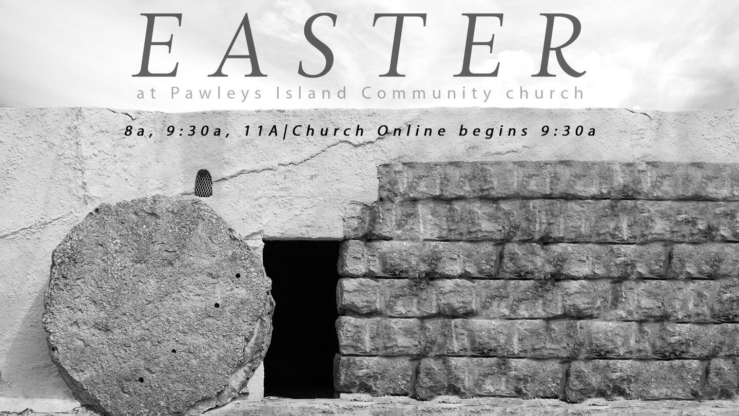 We can't wait to worship our risen Savior Jesus this Sunday for Easter 8a, 9:30a and 11a. Church Online begins 9:30a.