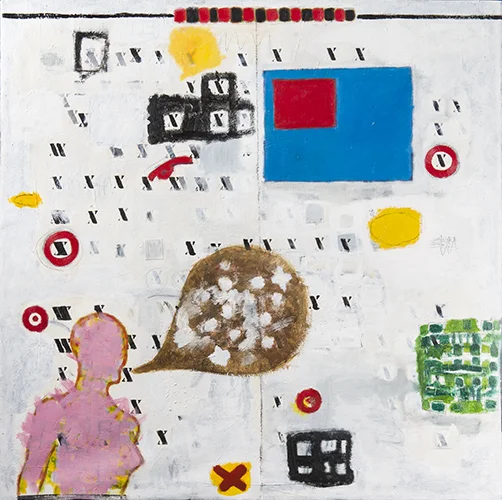 Untitled, 36 x 36, acrylic on canvas
