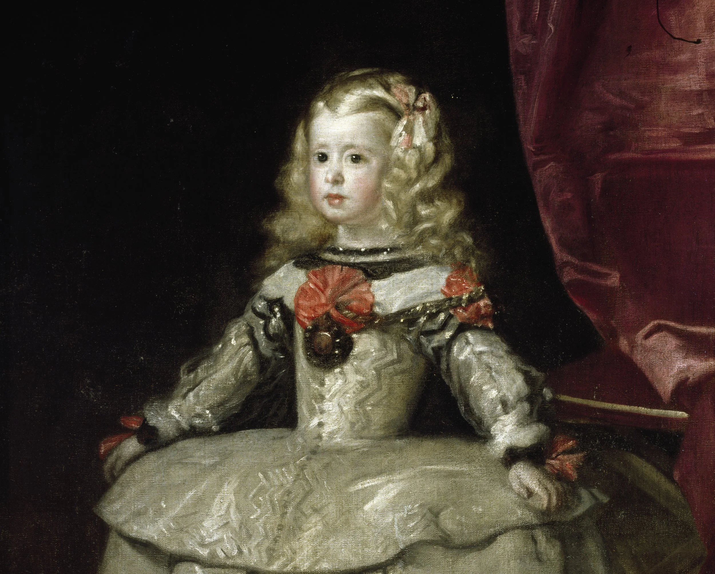 Attributed to Diego Rodríguez de Silva y Velázquez, Doña Margarita Teresa, Infanta of Spain, c. 1656