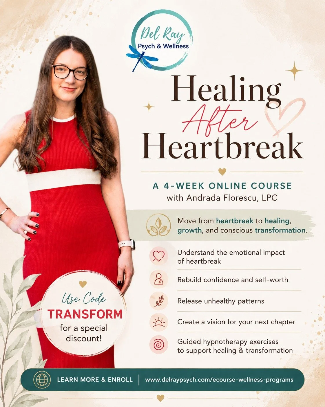 💔 Moving Through Heartbreak Isn't About "Getting Over It"

It's about finding your way back to yourself.

Whether you're navigating a divorce, breakup, situationship, or the end of a significant relationship, healing can feel overwhelming,