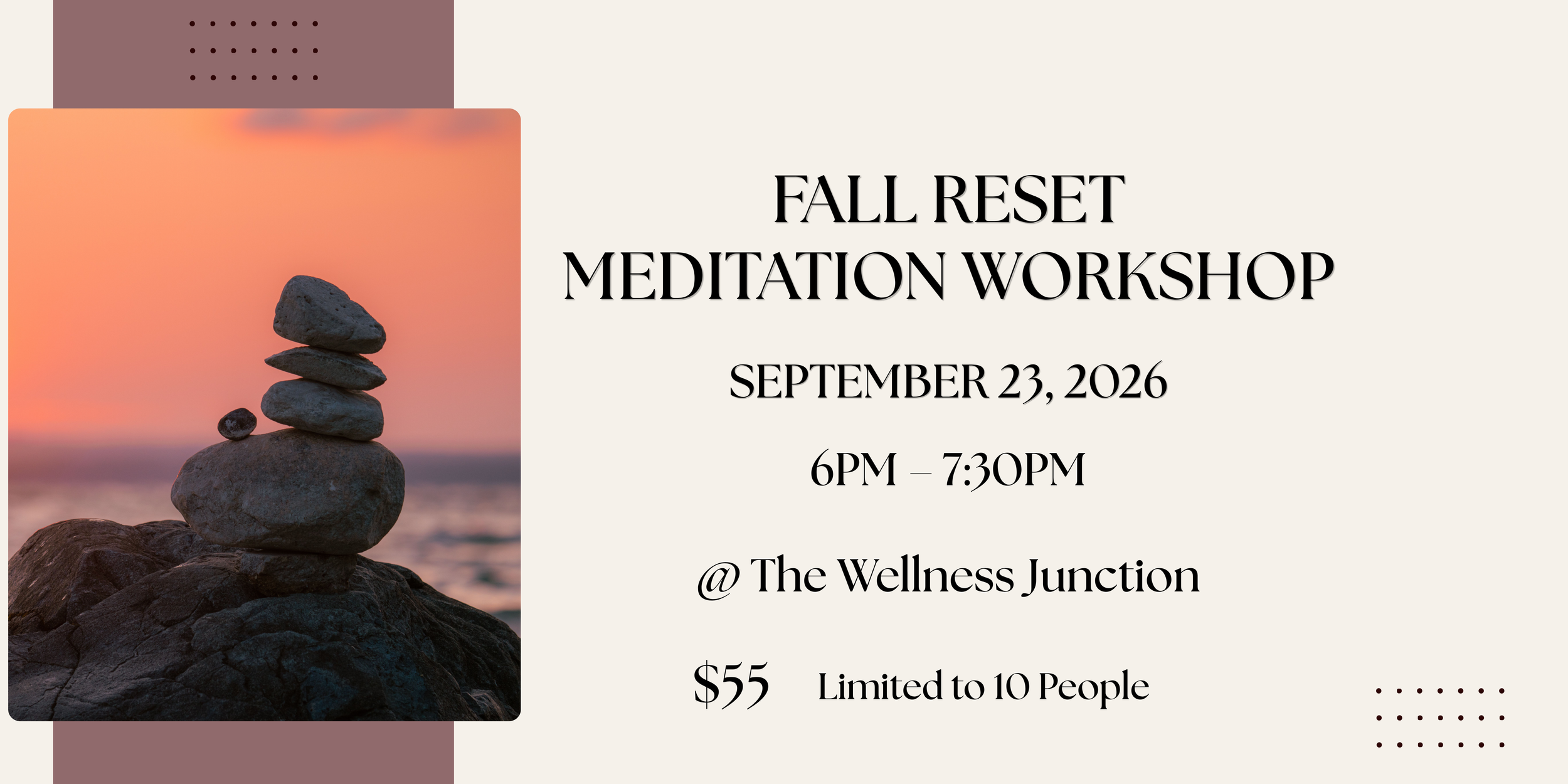 Fall Reset: Meditation Workshop