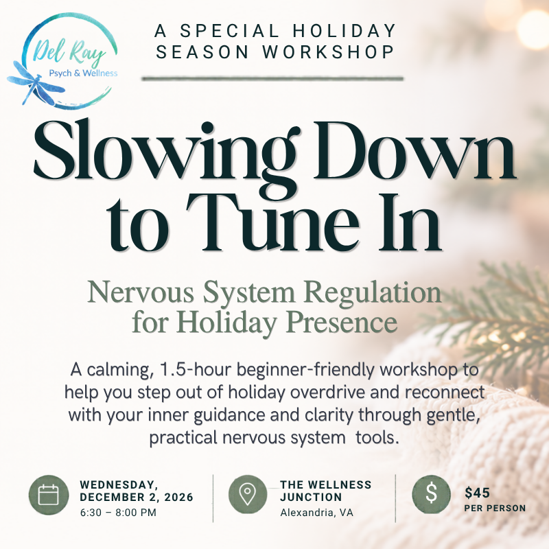 Slowing Down to Tune In: Nervous System Regulation for Holiday Presence