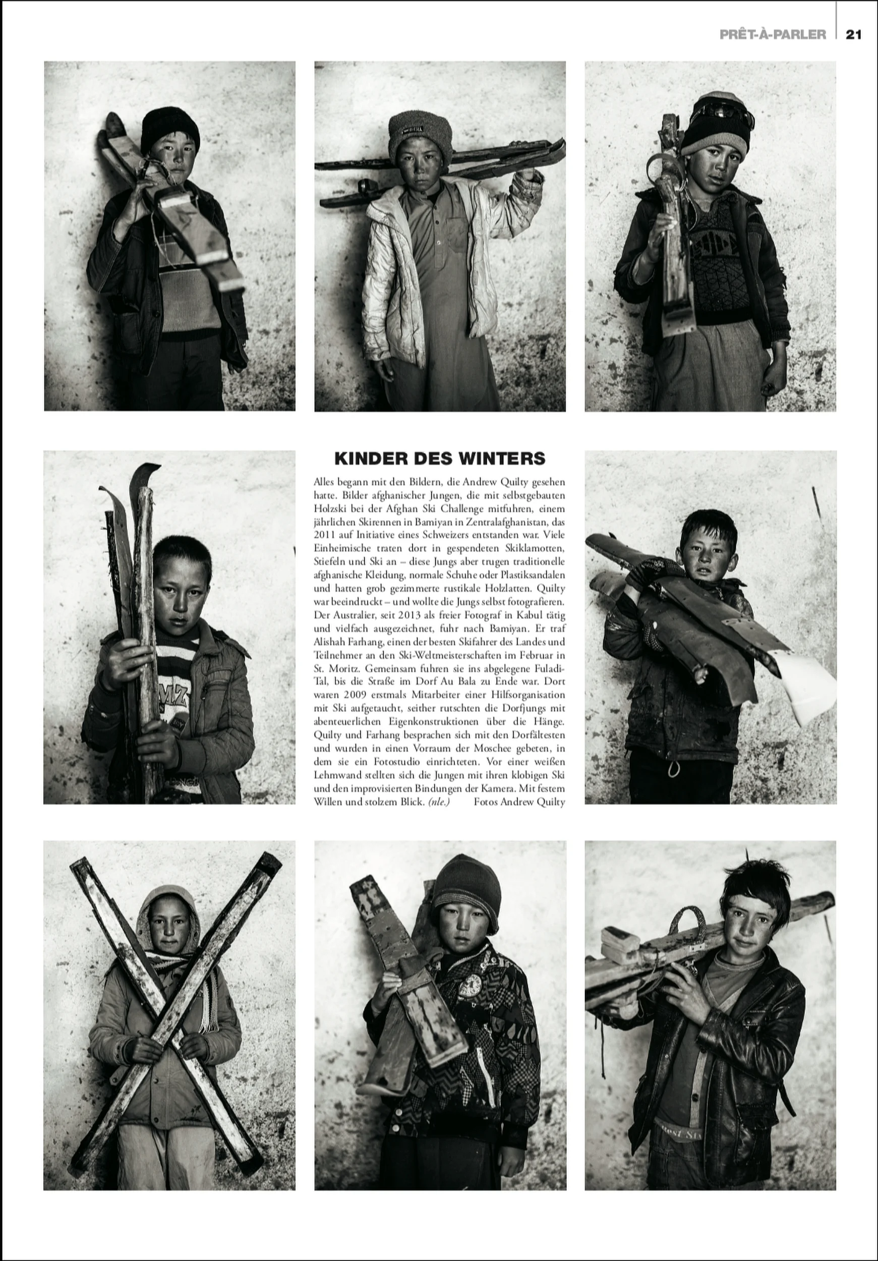  Frankfurter Allgemeine Zeitung. Photos by Andrew Quilty. December 2017. 