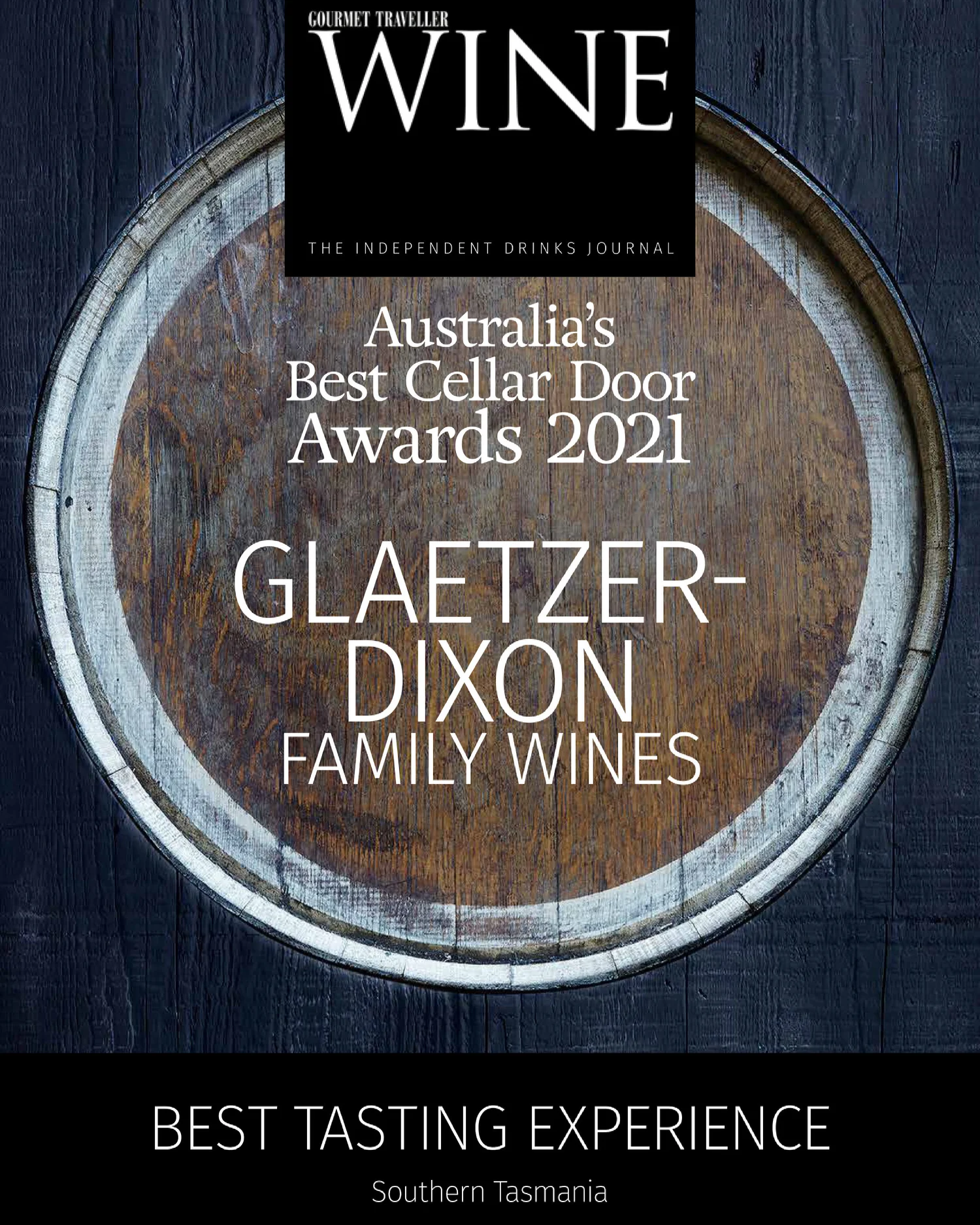 Gourmet Traveller Wine GlaetzerDixon — GlaetzerDixon Family Winemakers