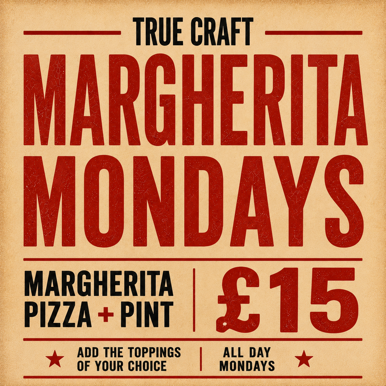 Margherita Mondays