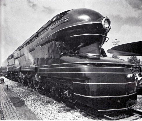Pennsylvania Railroad S-1, designed by Raymond Loewy, c. 1938