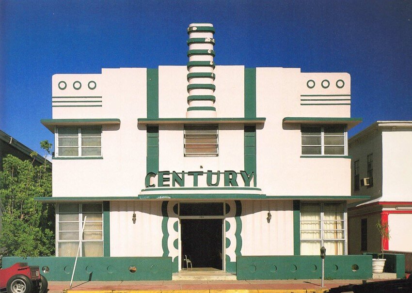 Century Hotel, 140 Ocean Drive, Miami, designed by Henry Hohauser, 1939