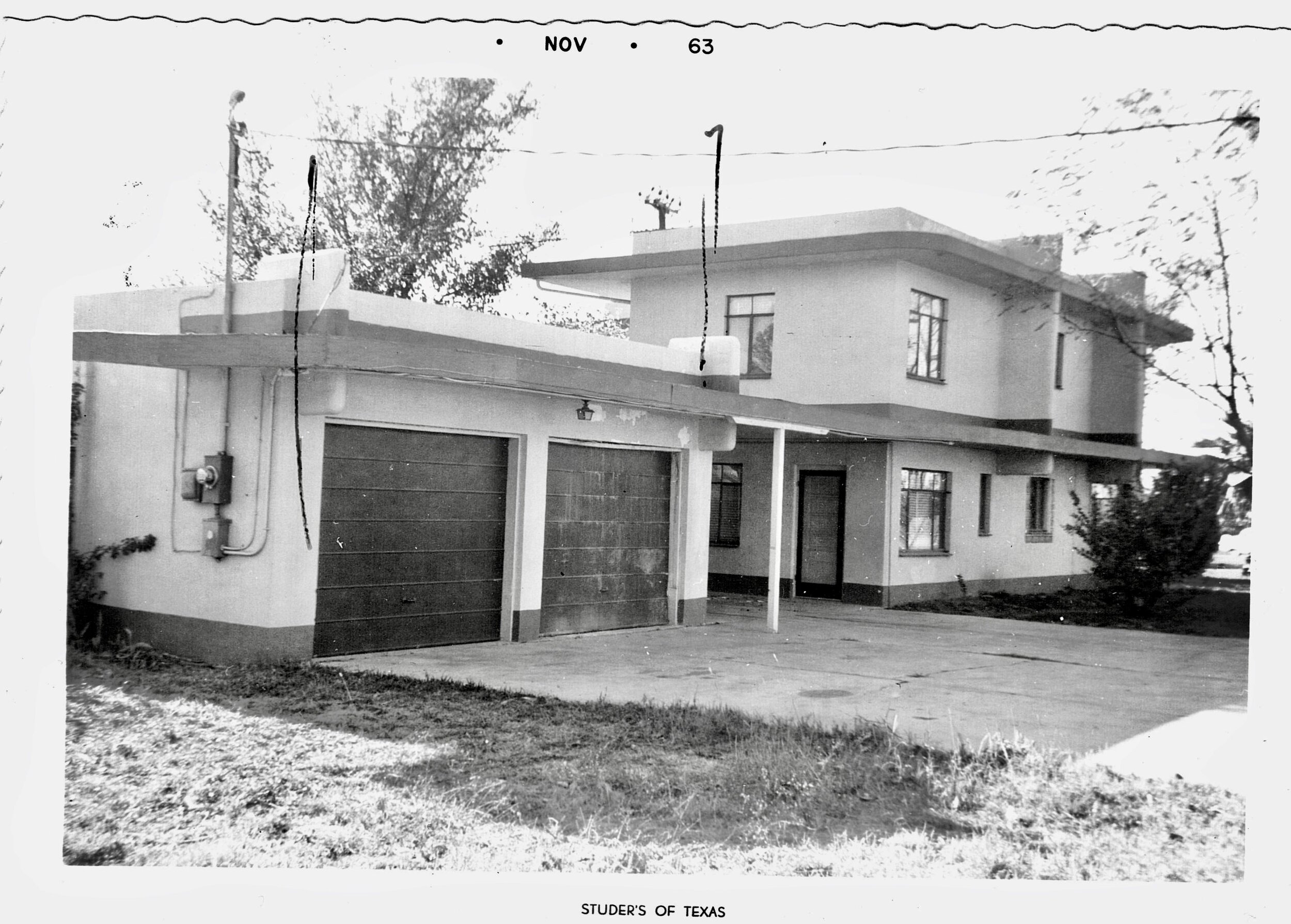  McFarland House in 1963 (Image courtesy of Karen Browning). 