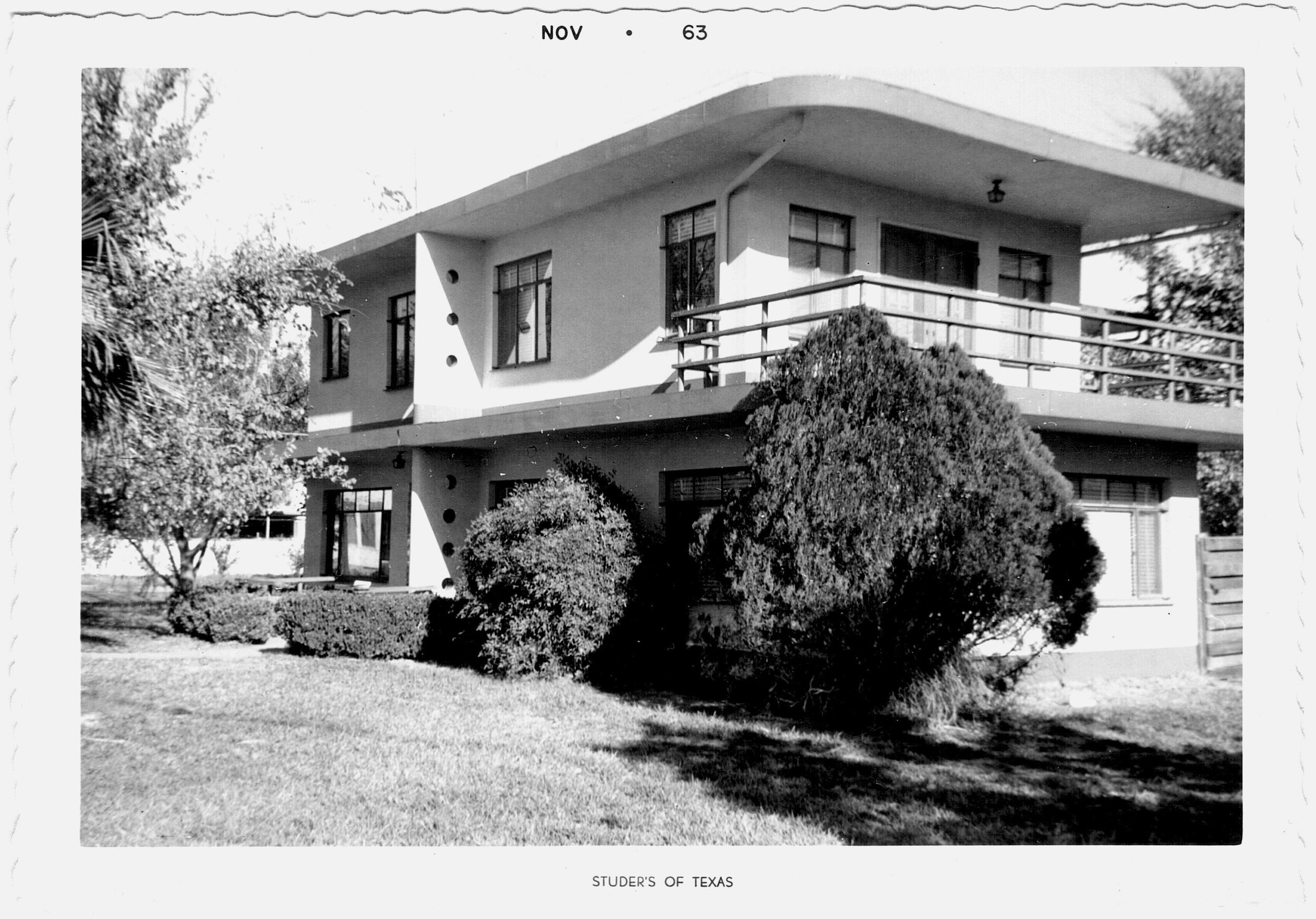  McFarland House in 1963 (Image courtesy of Karen Browning). 