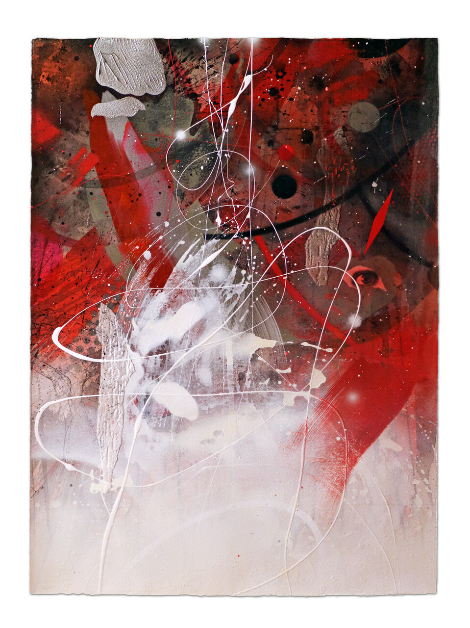 KayOne SILVER PAPER 02, 2019 100 cm x 70 cm Tecnica mista su carta