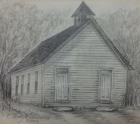 Bonner church house circa 1905