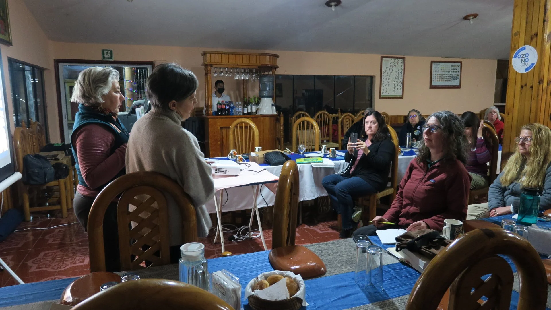 S M participant teachers at Monarchs' Sanctuaries in México