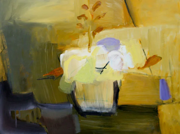Autumn gold. 19 in X 25 in. Oil on paper..