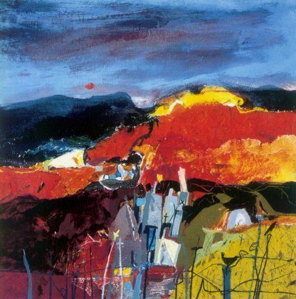 Landscape painting by Christine-Woodside