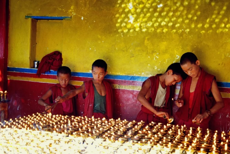 Drepung Loseling Monastery, Mungod, Karnataka, India, 1994