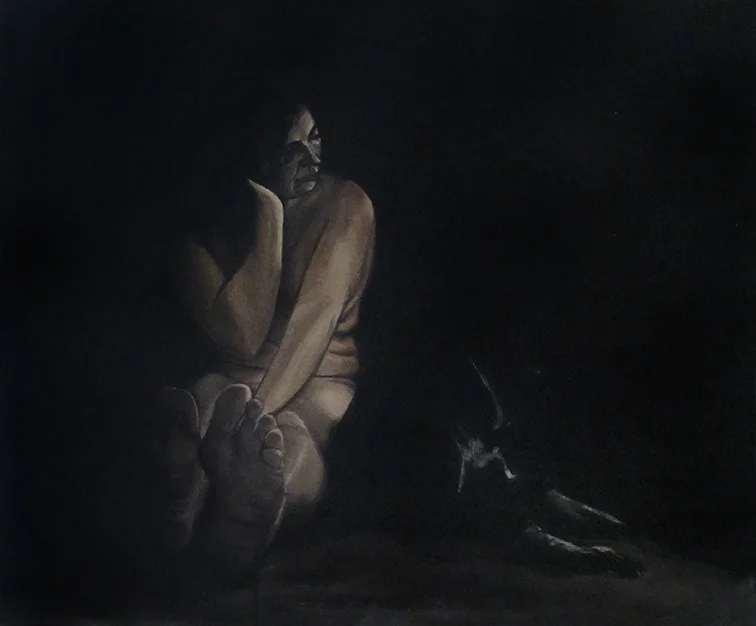 Jardim II - WIP, Oil on Canvas / Óleo Sobre Tela, 70x60cm
