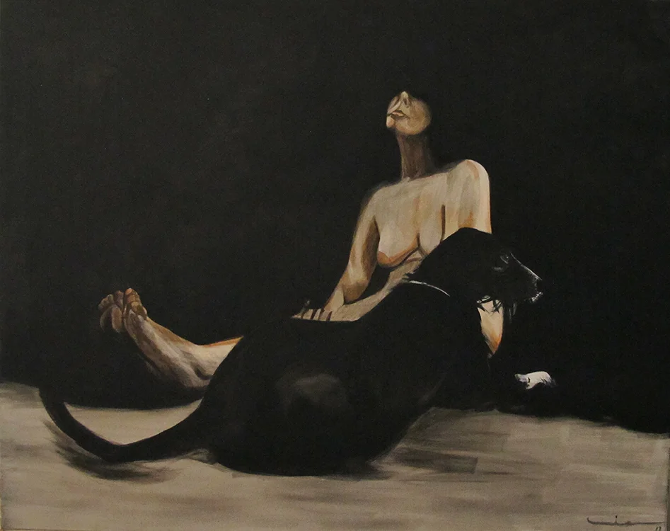 Jardim - WIP, Oil on Canvas / Óleo Sobre Acrílico SobreTela, 100x80cm