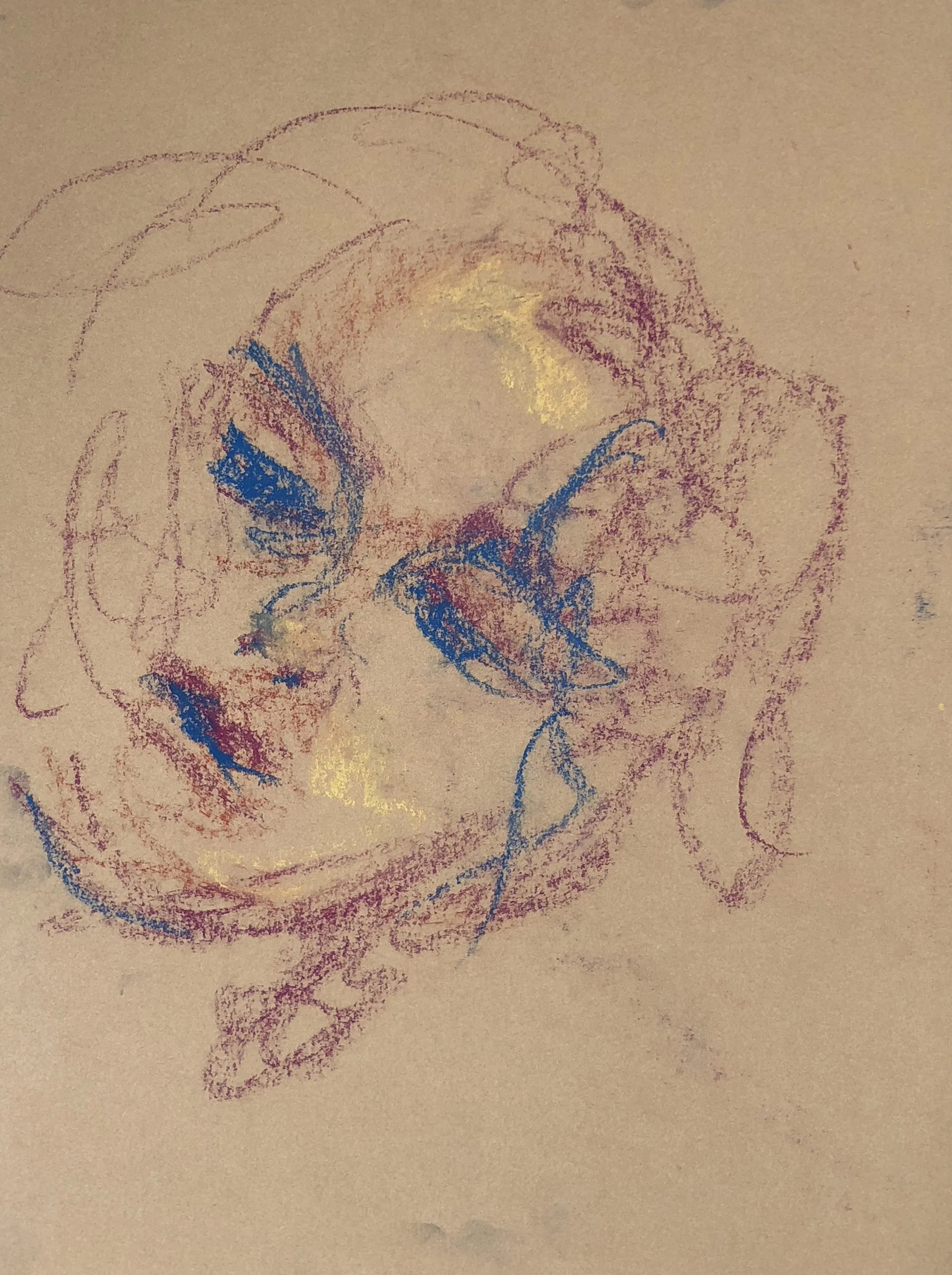 barely a portrail kraft paper pastels 9x12.JPG