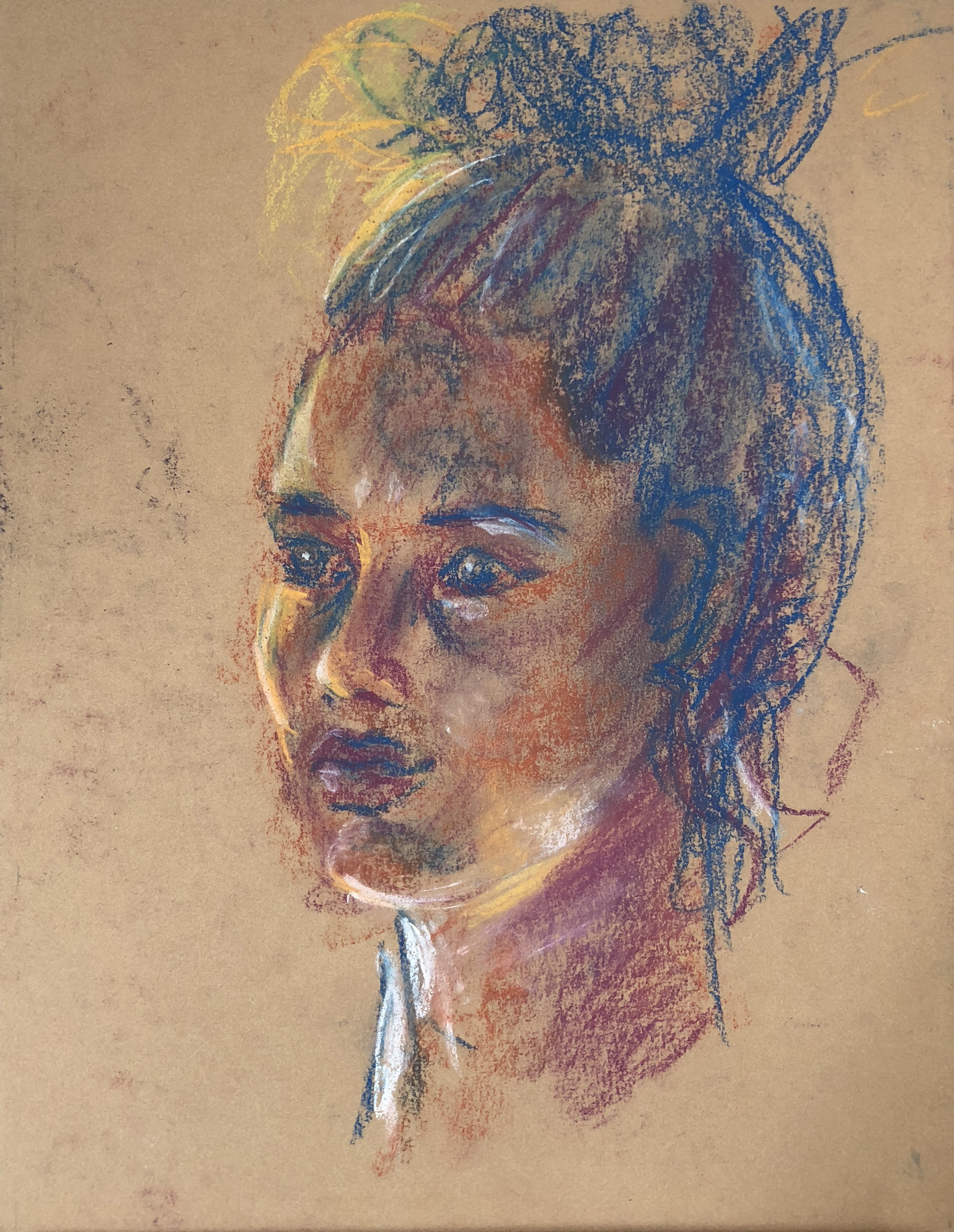 woman 3:4 study kraft paper pastels 9x12.JPG