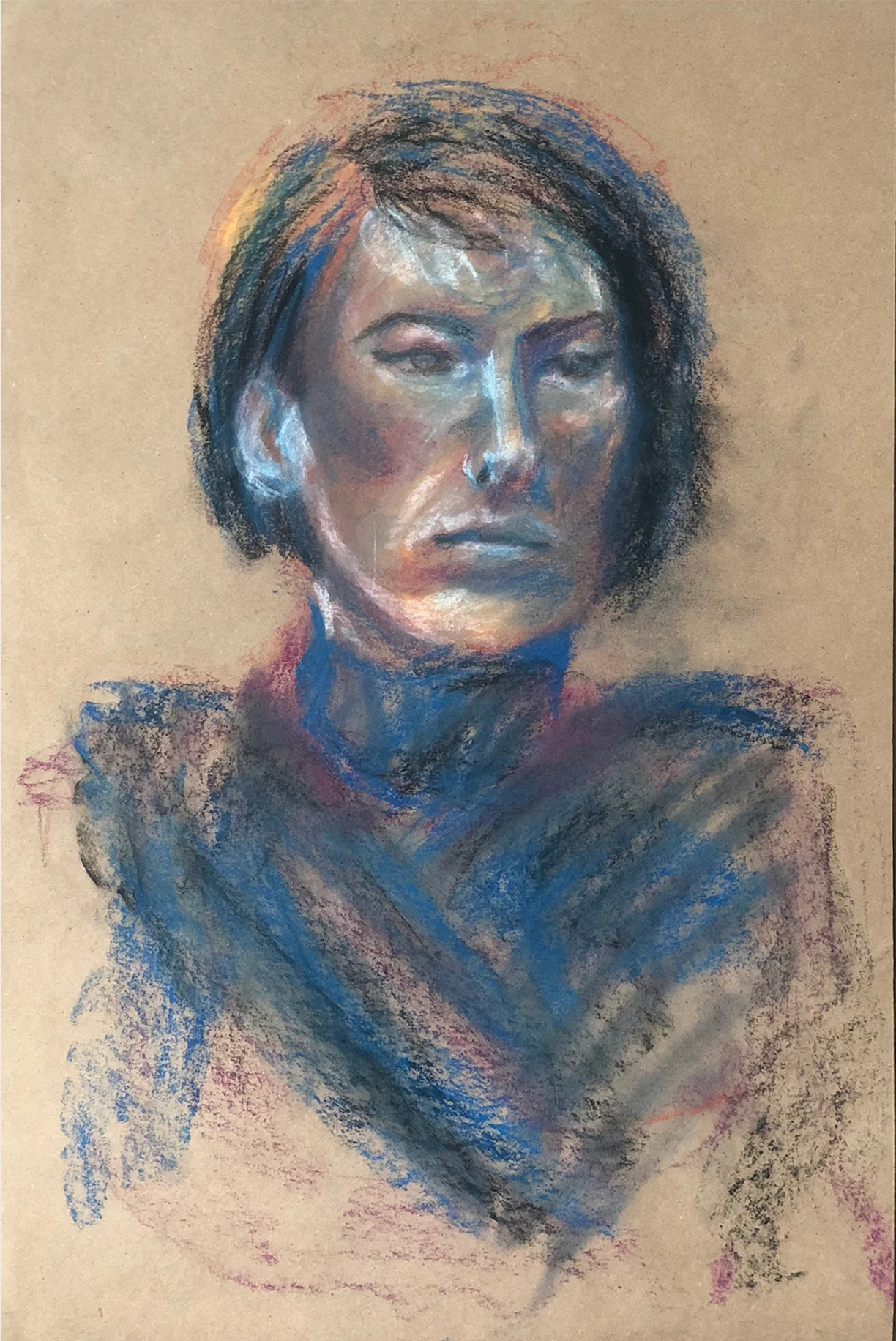 Woman with dark pallet 11 1:2 x 18.JPG