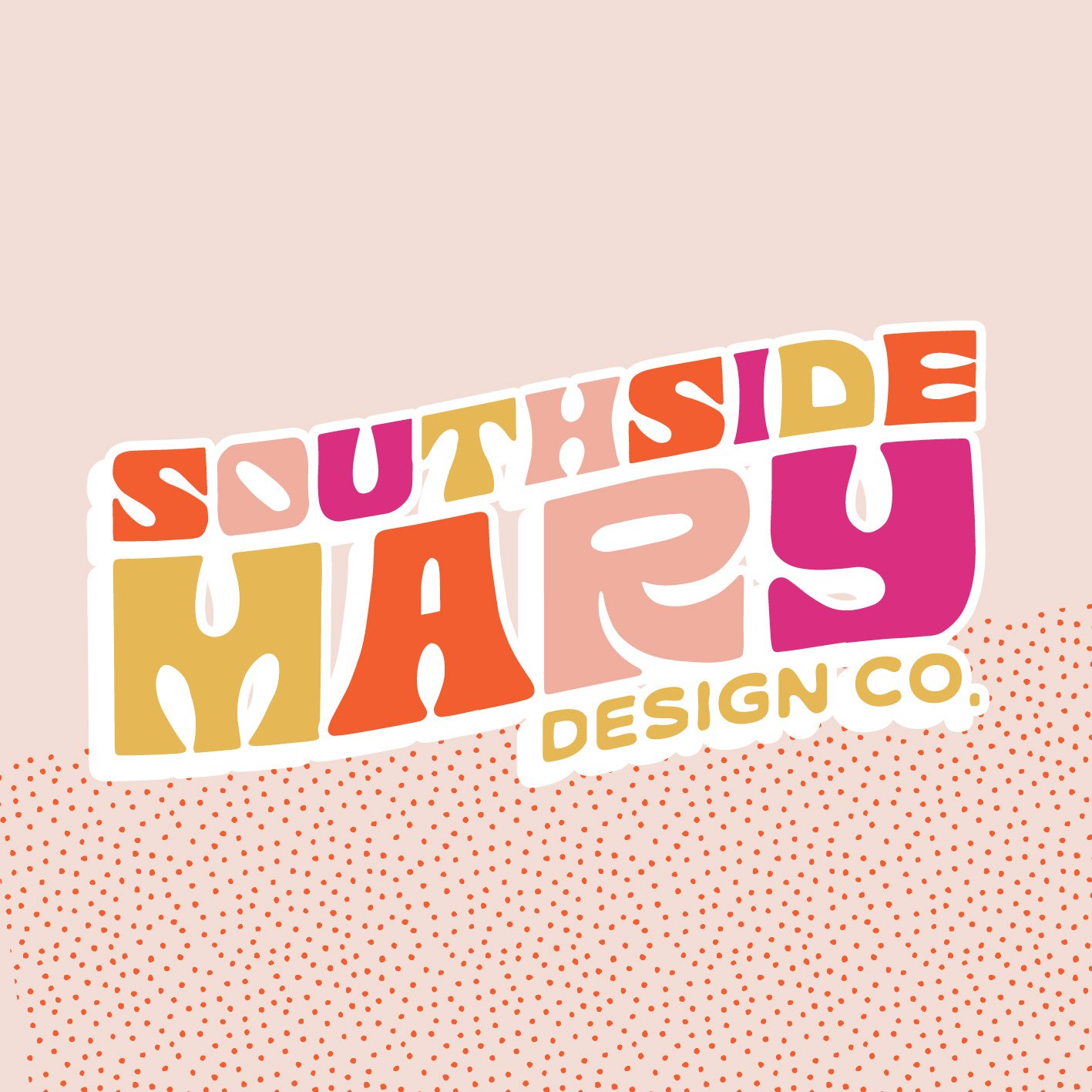 Custom logo design for freelance design in St. Louis by Southside Mary Design Co. (Copy)