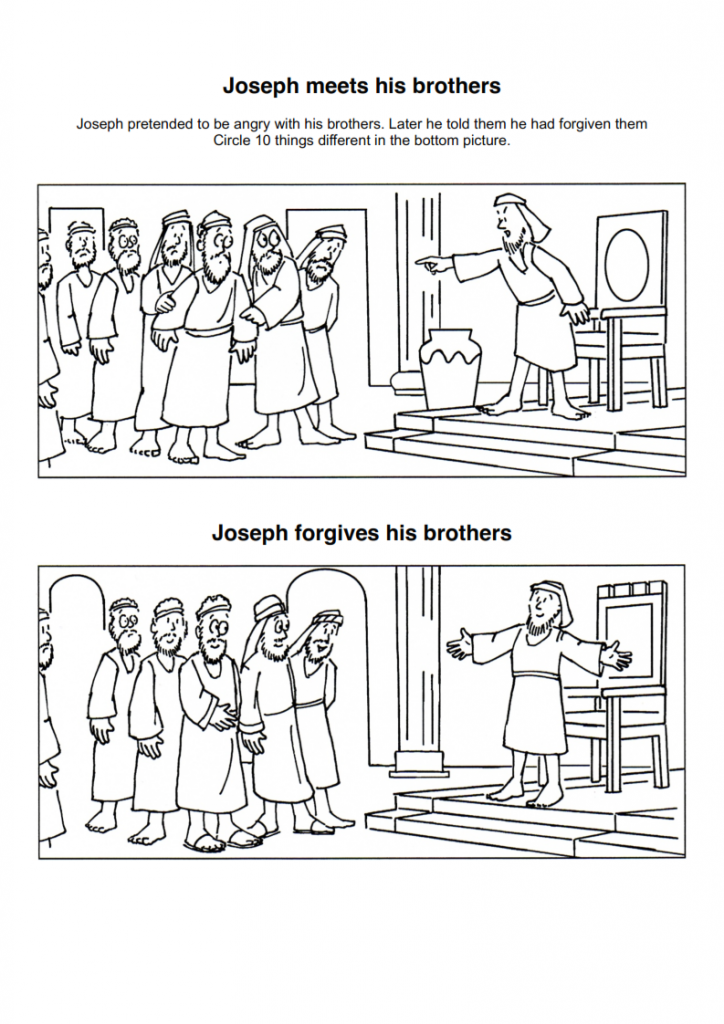 A Journey of Forgiveness, Joseph and His Brothers