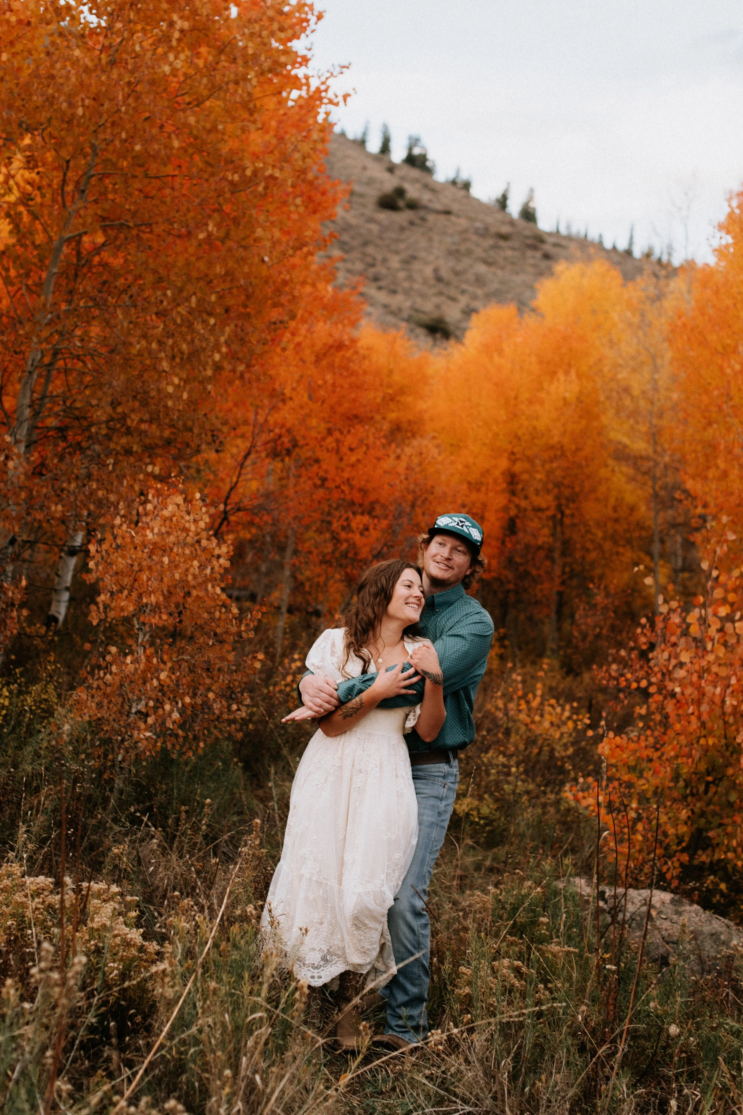 Colorado Fall Engagement Session in the Mountains