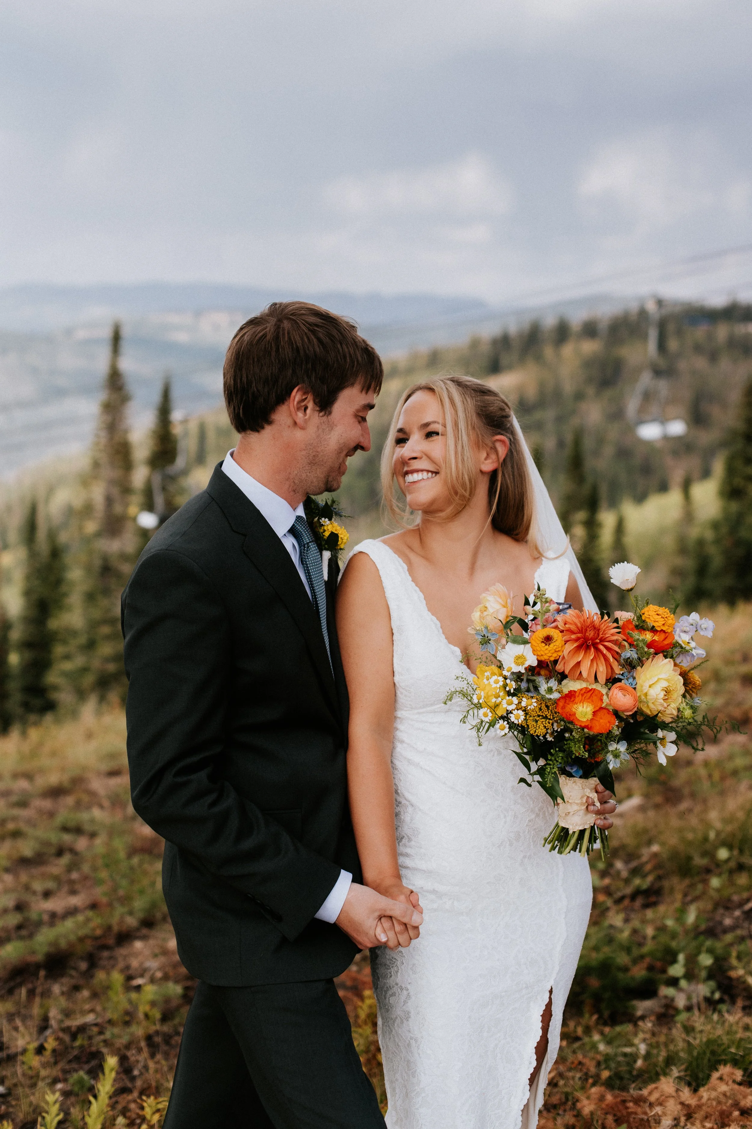 Love in the Mountains: Four Points Lodge Wedding