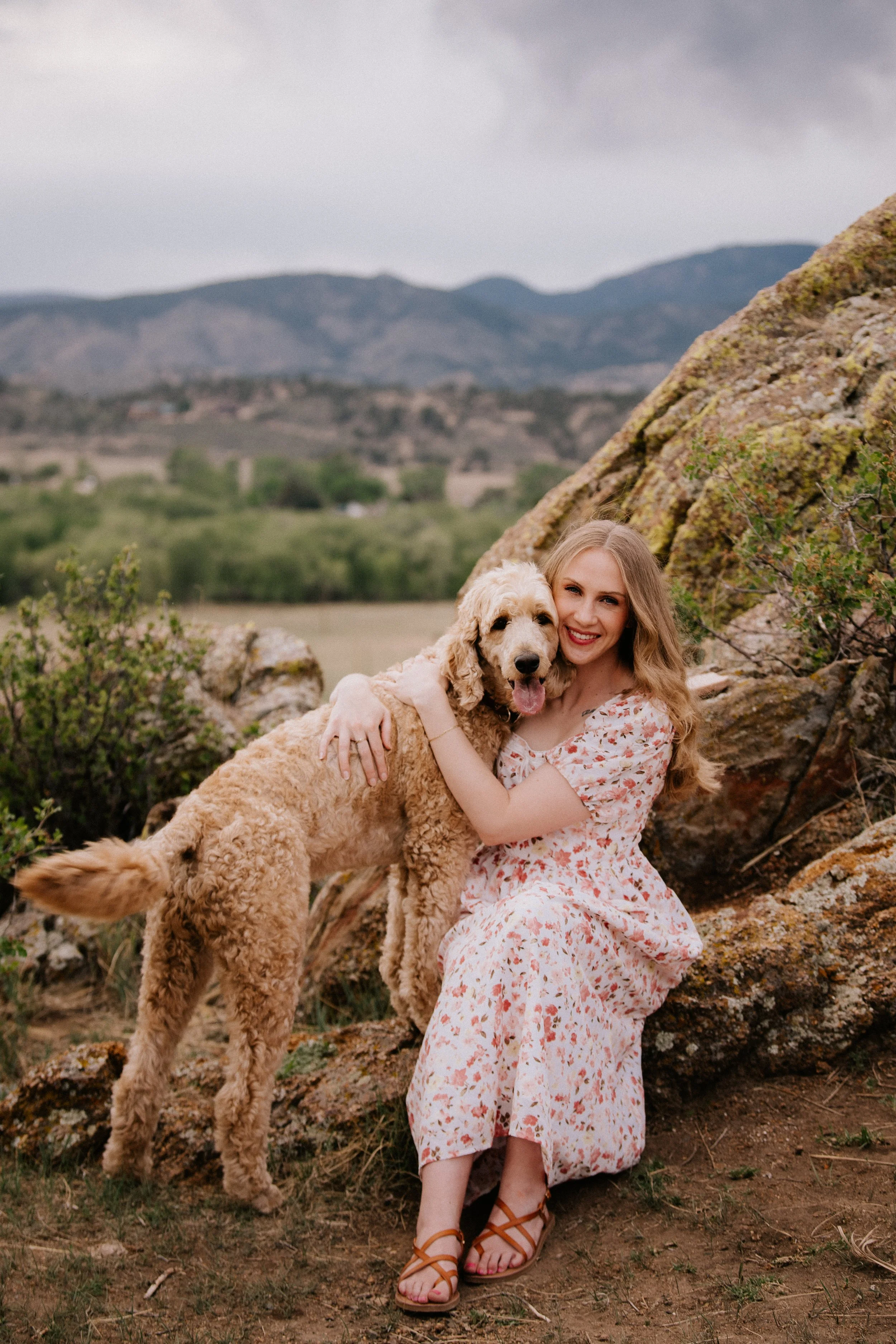 Senior Portrait Session at Devil's Backbone in Loveland, CO