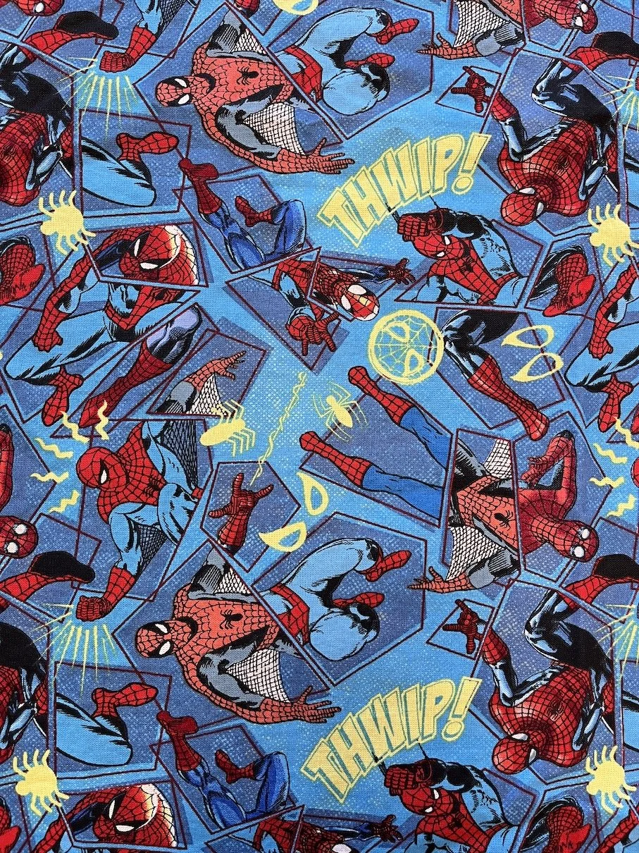 Spidey on Blue