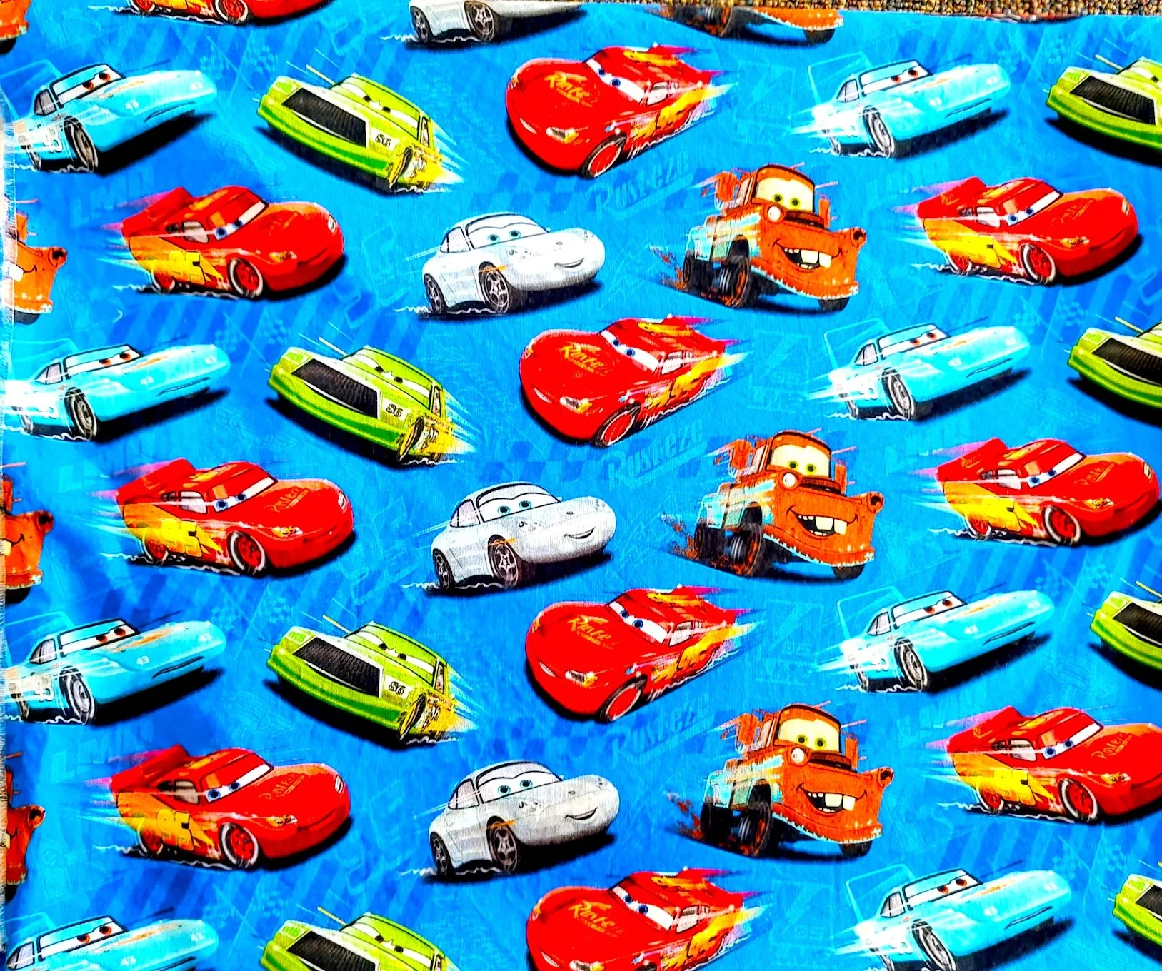 Cars (Blue, Red, Green and White) 