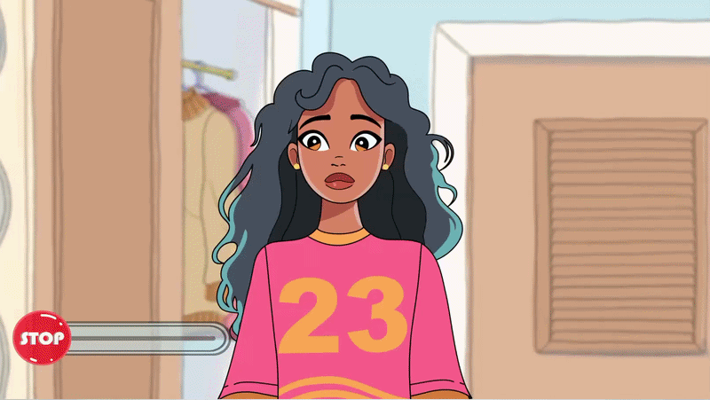 Animated scenes from the SNAP learning series, featuring children and families in character-driven stories about emotional regulation, problem-solving and healthy relationships.