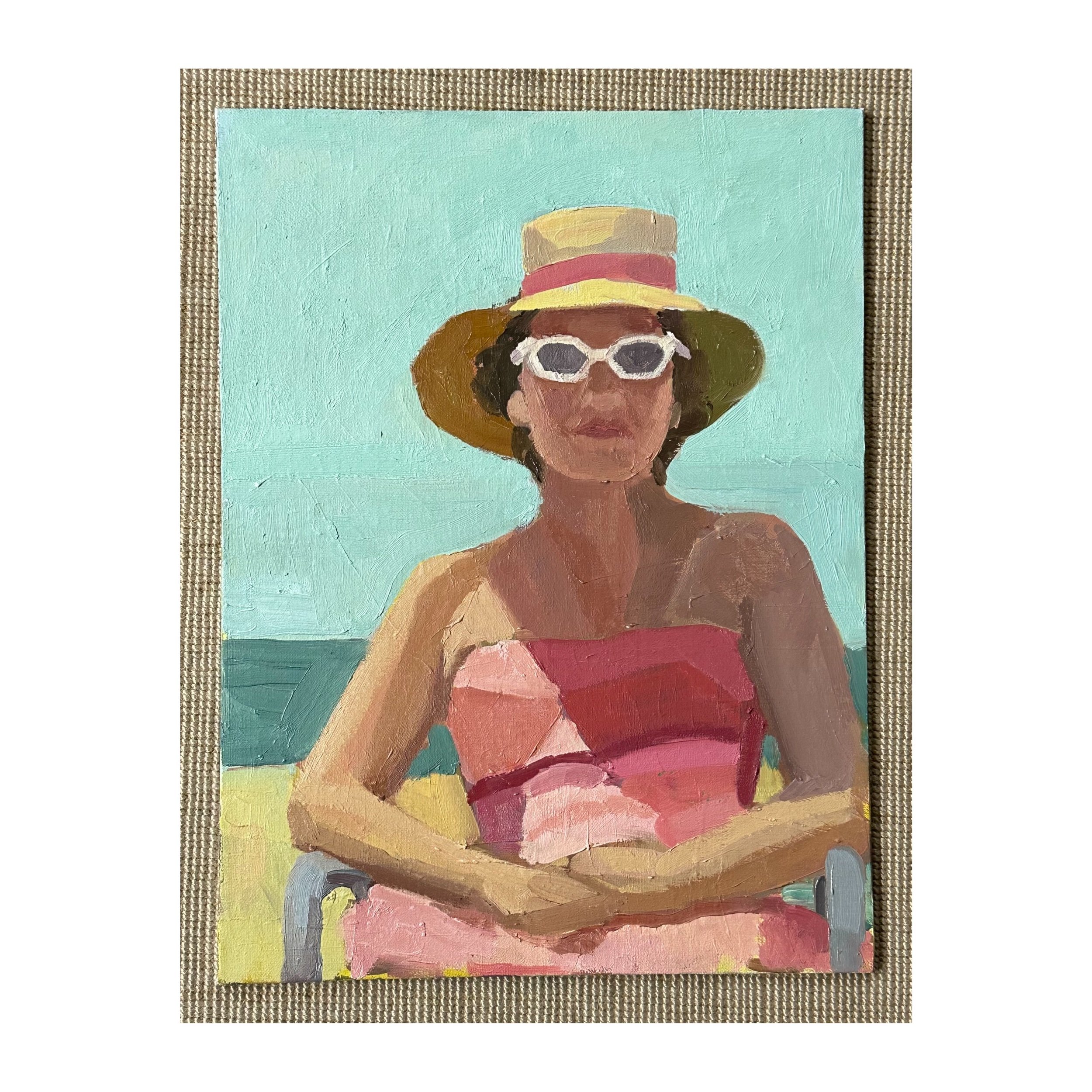 Pink Bech Lady