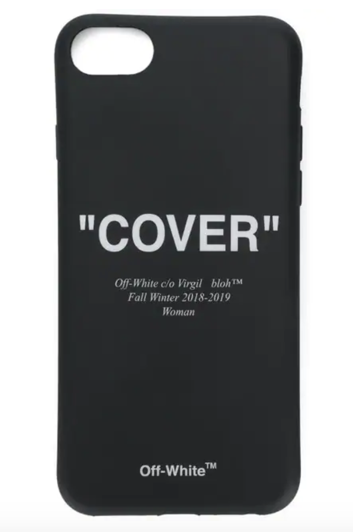 "Cover" Printed Phone Case | Off-White