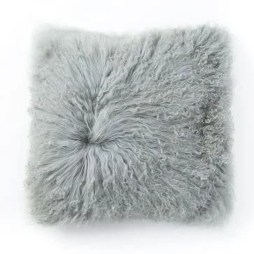 Mongoliam Lamb Throw Pillow | West Elm
