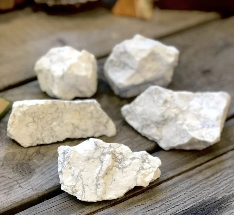 Rough Howlite at tamedwild.com