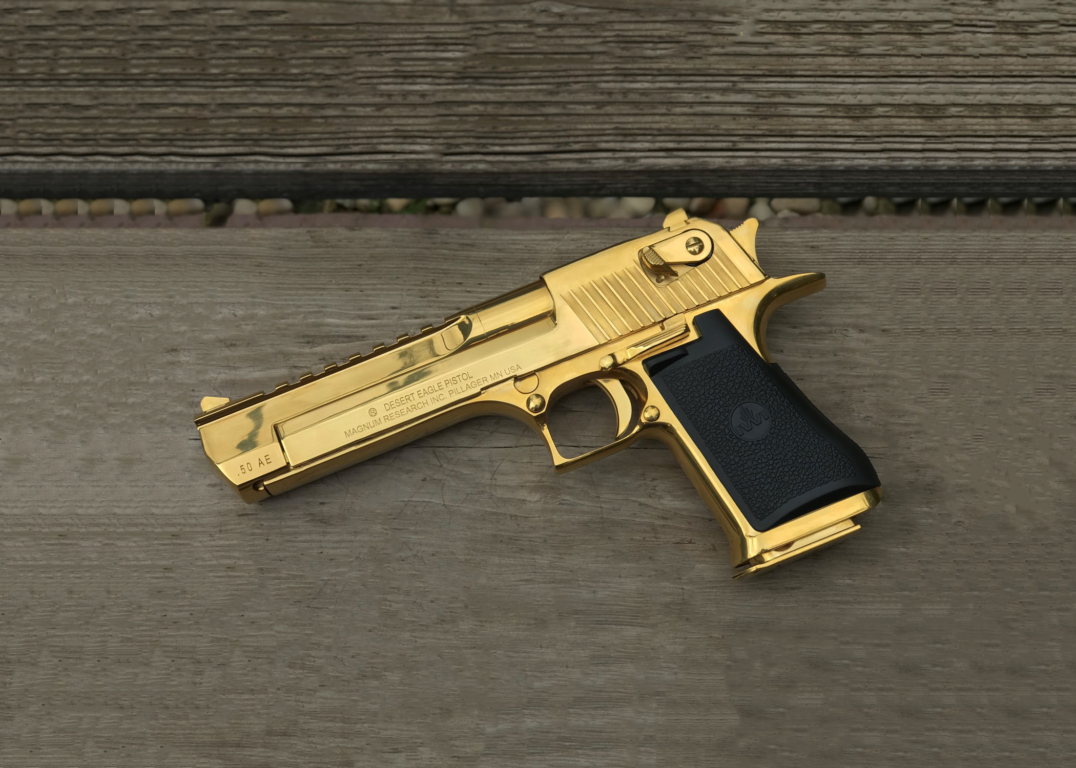 High Polished TiN Desert Eagle