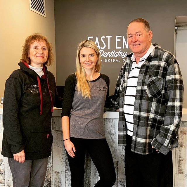 We had some very special visitors at East End! Dr. Hannan and his wife Andrea stopped by to visit. Dr. Hannan owned the practice from 1985 until he retired in 2016. Grateful we had an opportunity to meet the man that so many of our patients are so fo
