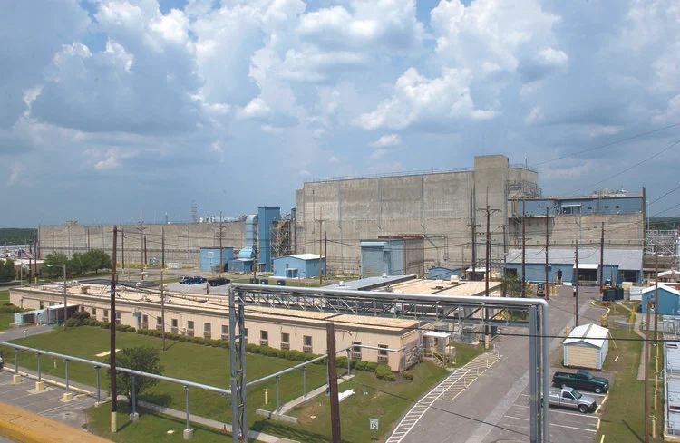 H Canyon at SRS. Photo courtesy of the U.S. Department of Energy