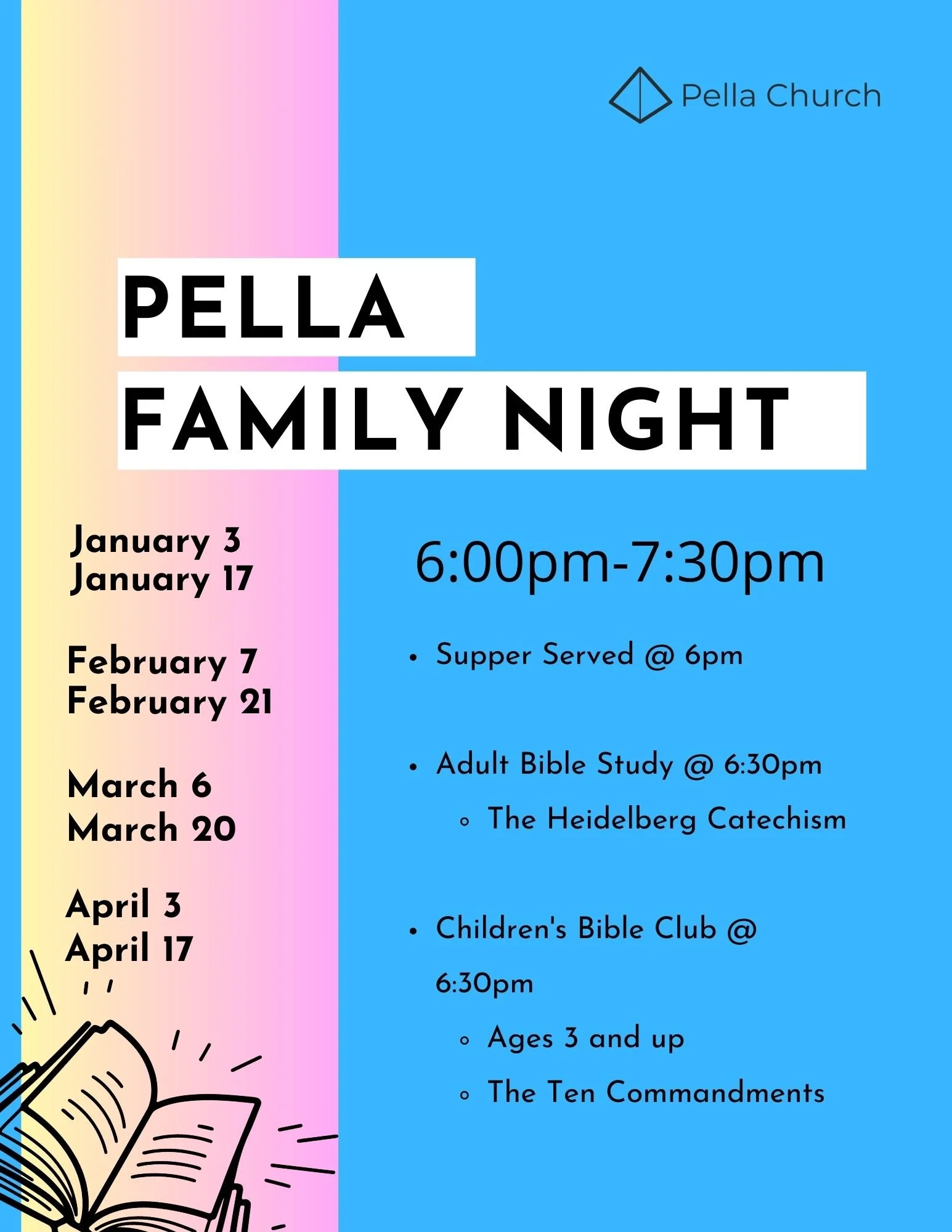 Pella Family Night — Pella Church