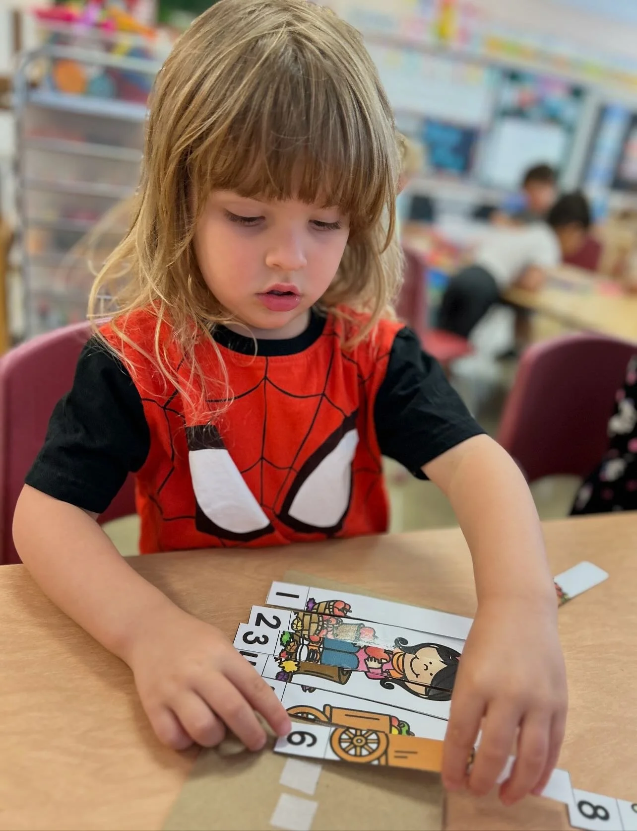 Our Tiger 🐯 1 class is full of ✨✍️ Little learners, big milestones! Our Tigers are practicing tracing letters and writing their names &mdash; building confidence one letter at a time 💛 #foundationsprepschool #foundationsprep #tiger1class #bloomfiel