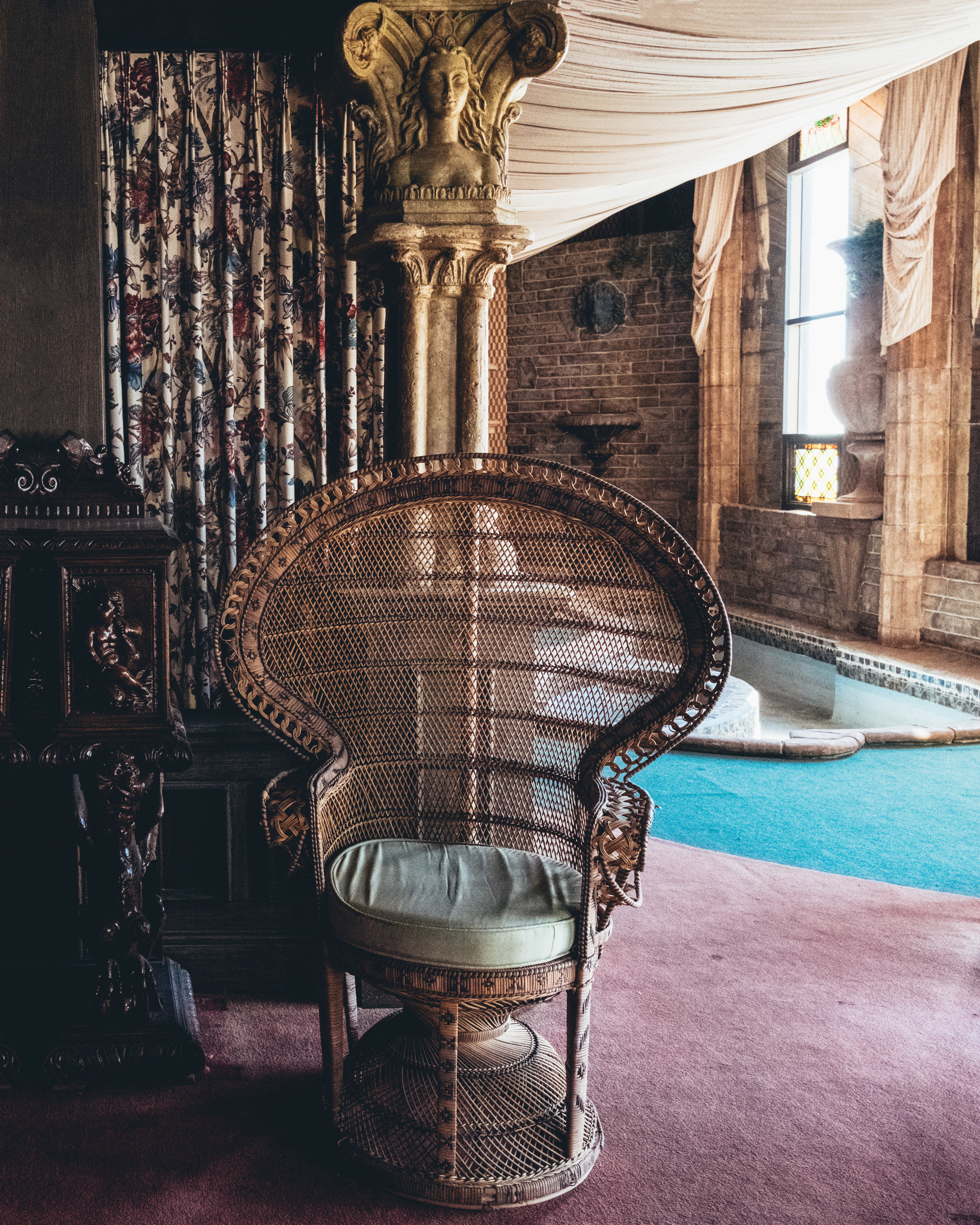  We spent a good hour in the penthouse, getting to know the ins and outs, how the morning light hit and which electrical lights were functional. In every room, there was at least one piece of furniture I coveted. For instance, this chair. I have two 