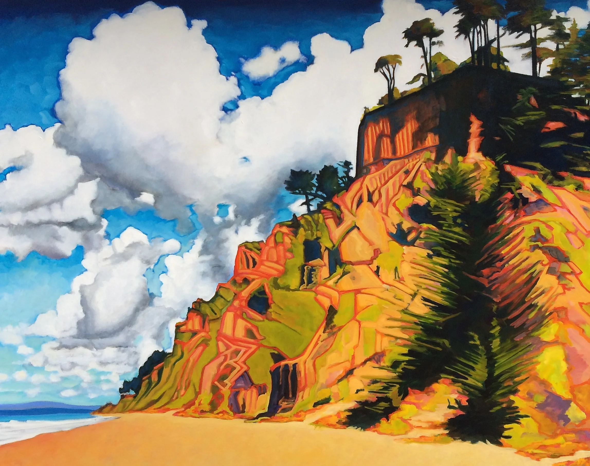 Seascape Bluff / Oil on canvas / 48x60 / #402.2016